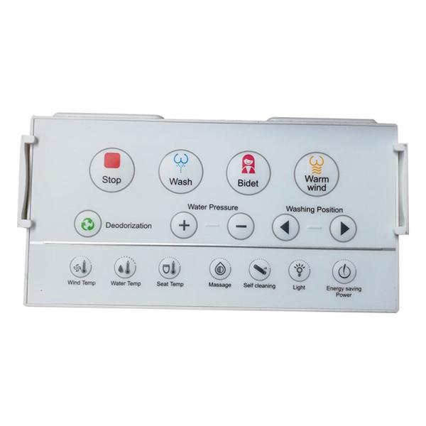 Warm Intelligent Smart Bidet Toilet Seat Open Front Heat Type Slow Close Toilet Seat