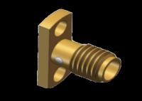 Le connecteur coaxial SSMA Jack RF 2 est monté sur une bride à trous et accepte le pin OD1.7, 1.9, 2, 2,1 mm