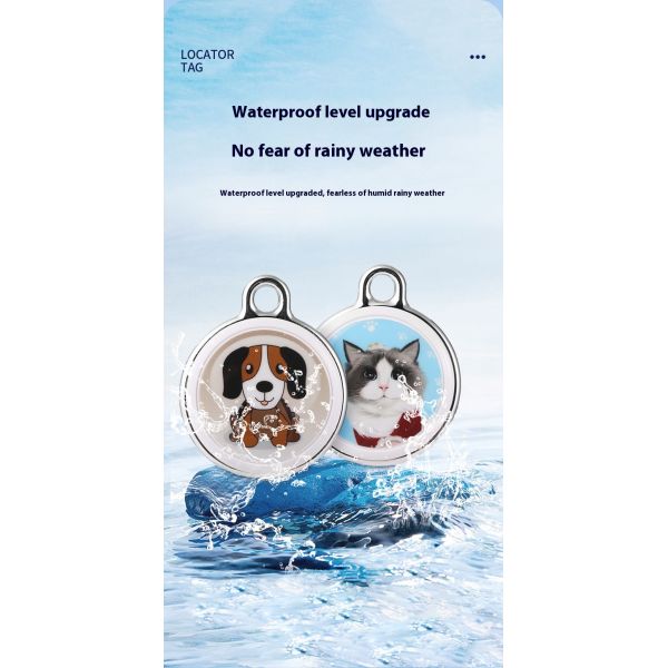 Pet Smart GPS Tracker Collar Dog Cat Bluetooth Wireless Waterproof IP67 Anti-Loss Alarm Locator Outdoor Use Android IOS 4G