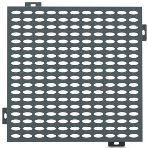 Panneaux de revêtement en aluminium perforé de couleur sélective pour la décoration de murs ou de plafonds