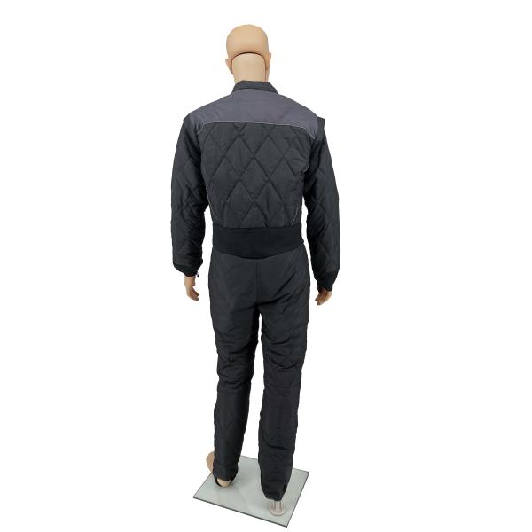 220g/440g Cotton Undersuit Cold Water Scuba Diving Dry Suit Black Color