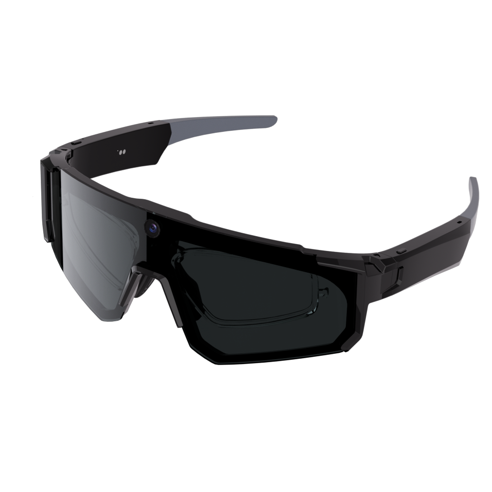 V06 Smart Glasses-1200P HD Video AI Object Recognition IP54 Waterproof Magnetic Charging Voice Control Outdoor Cycling