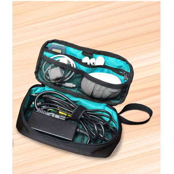 EVA Fascia Gun Electronic Hard Case Mesh Pocket Inside 210T Lining