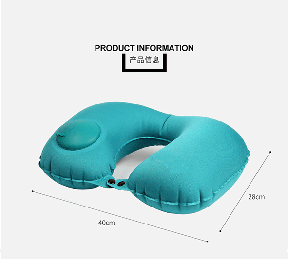 Multifunctional U Shaped Pillow , Inflatable Neck Pillow Waterproof Customized Logo