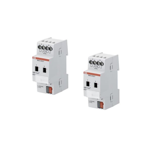 SA/S 2.16.2.1 ABB KNX Switch Actuator 2-Fold 16A Heavy Duty Power Switch with Manual Override and Status Feedback