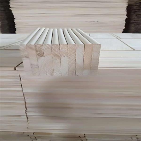 Tabuleiro de gaveta de Paulownia de álamo com ranhuras acabadas e limpas para armário de estilo contemporâneo