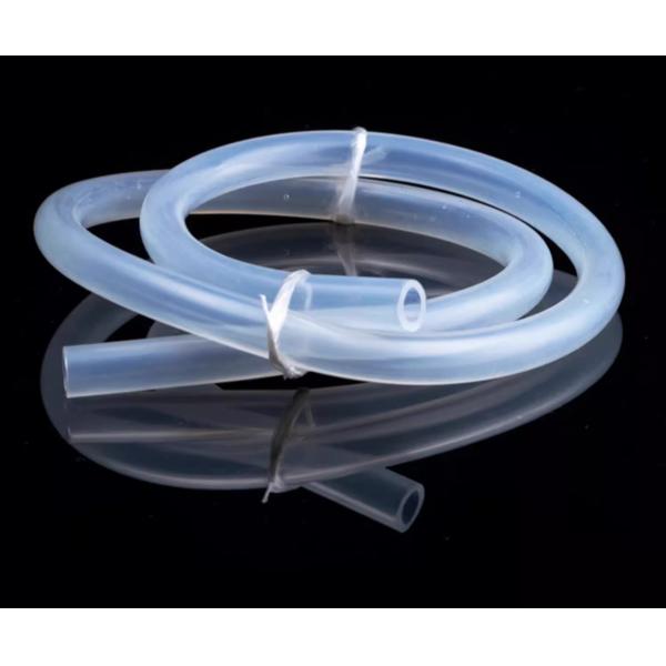 Platine de qualité alimentaire à surface lisse séchée Extrusion de tubes de silicone pour l'eau et l'air