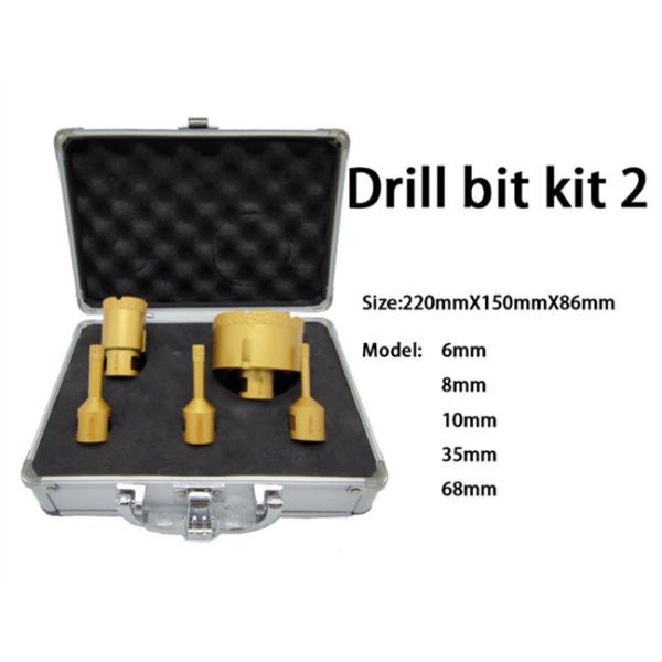 5pcs Golden Diamond Drill Core Bit For Marble 6mm 8mm 10mm