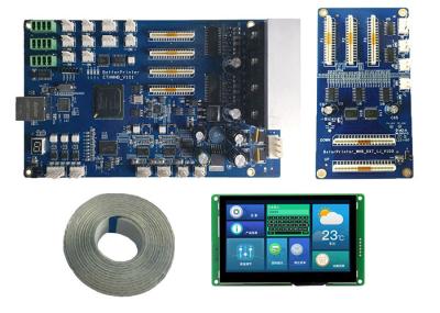 Wall printing DX7 single head inkjet board kit use for ground pattern color Printing