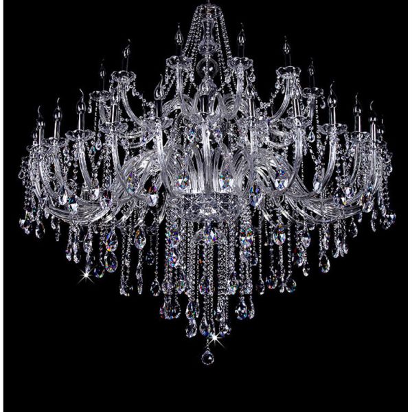 Customized European Luxury LED Chandelier with 4100K Neutral White Light 30000 Hours Lifespan and 360° Beam Angle