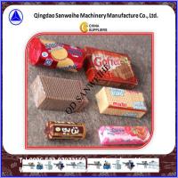 Máquina de embalaje semiautomática de galletas sobre embalaje de película retráctil