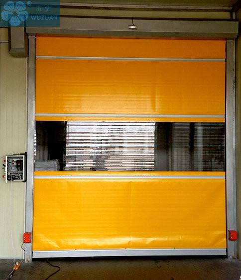 Portas pretas do obturador do rolo plástico de 3KW 1000times/Day