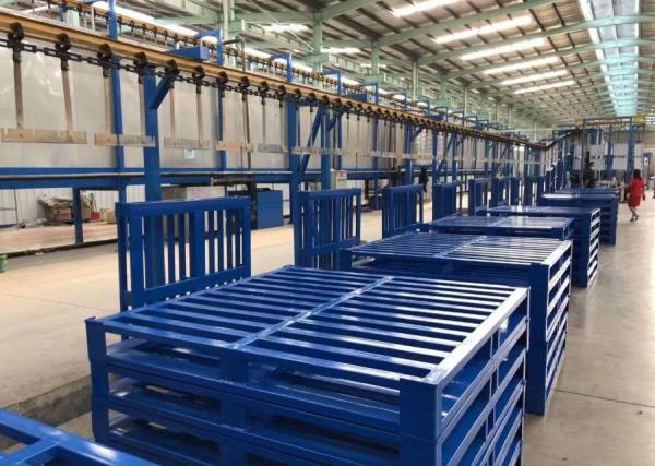 Fabricantes de paletes de aço galvanizado para armazéns pesados