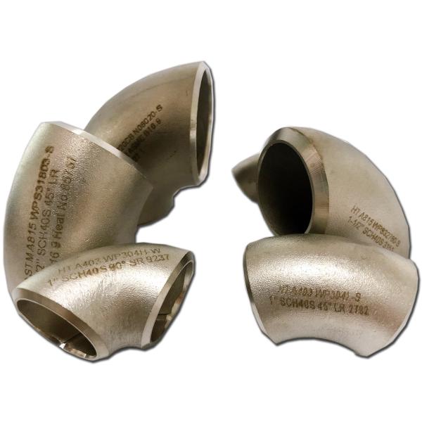 ANSI B16.9 90D LR SMLS A403 WP316L 4'' SCH10S ELBOW