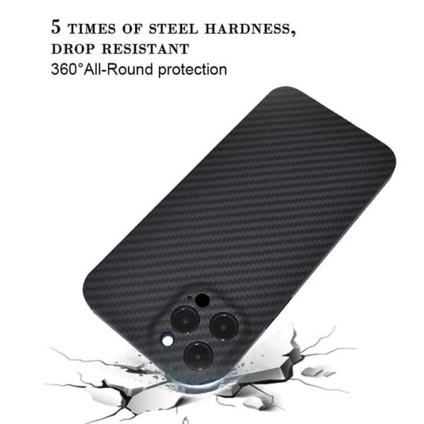 Super Slim Full Cover iPhone 12 Pro Aramid Phone Case Carbon Fiber Cover