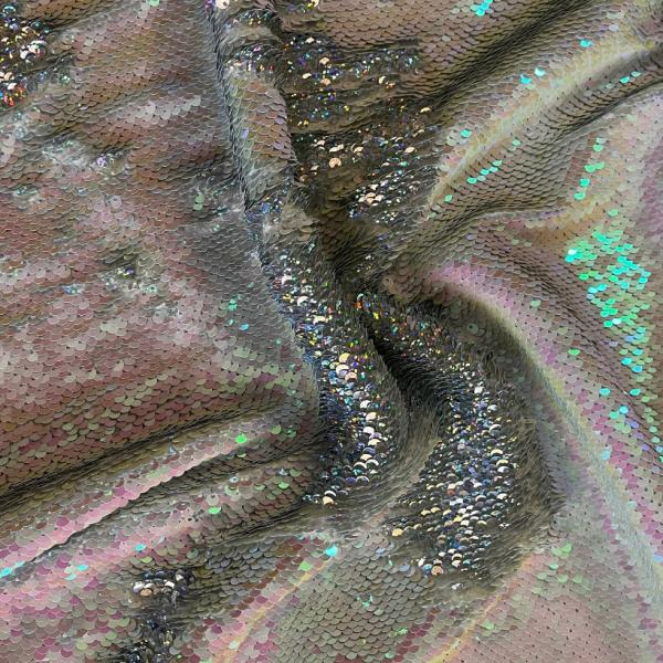 Lightweight Woven Metallic Chainmail Mesh Fabric  For Garment Decoration
