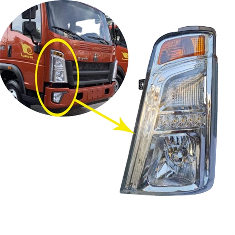 SNOTRUK HOWO High Quality 12V/24V LED Headlights New Condition Light Truck Front Light with 6000K Color Temperature