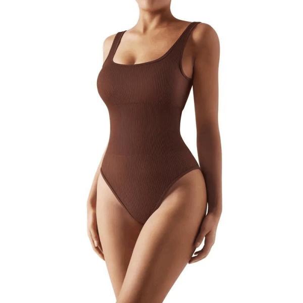                  Jumpsuit Sportswear Ribbed Yoga Seamless Set One Piece Sleeves Workout Bodysuits for Women             