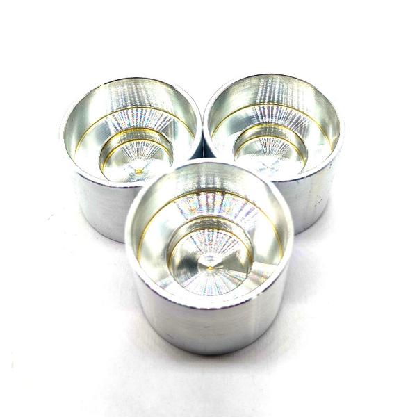 Bloque adaptador de aluminio mecanizado por CNC personalizado para aplicaciones automotrices