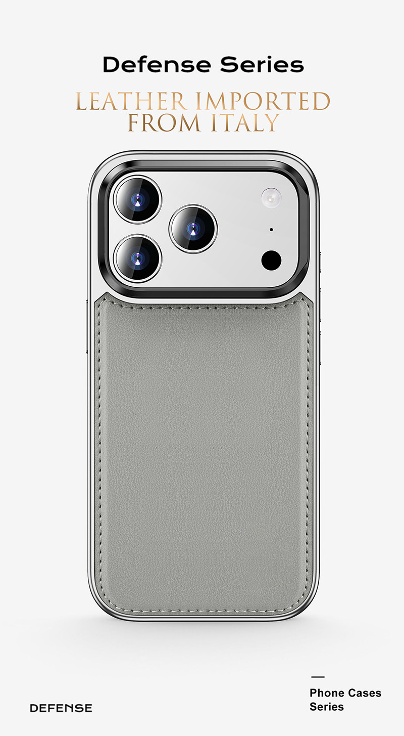 Laudtec Leather Back Cover Shockproof Phone Case for iPhone 15 16 17 18 Pro Max with Folding Stand ODM OEM Wholesales