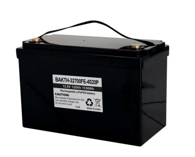 Batterie LiFePo4 12V à cycle profond Batterie 120Ah e Bike Batterie lithium-ion