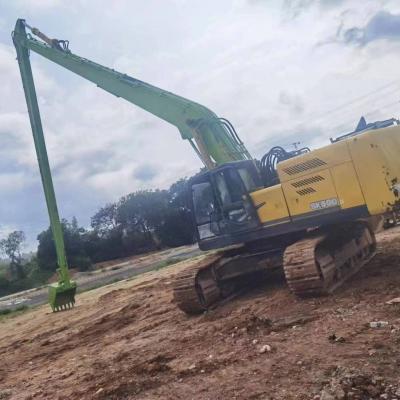 Arme de rampe à longue portée personnalisée de 28 m pour le dragage de démolition de la pelleteuse Kobelco SK480