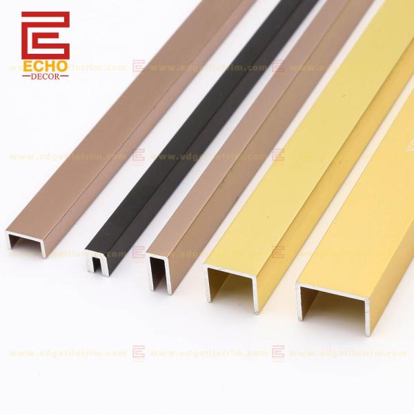 Customized Cove Shaped U Channel Aluminum Tile Trim Tile Edging Trim