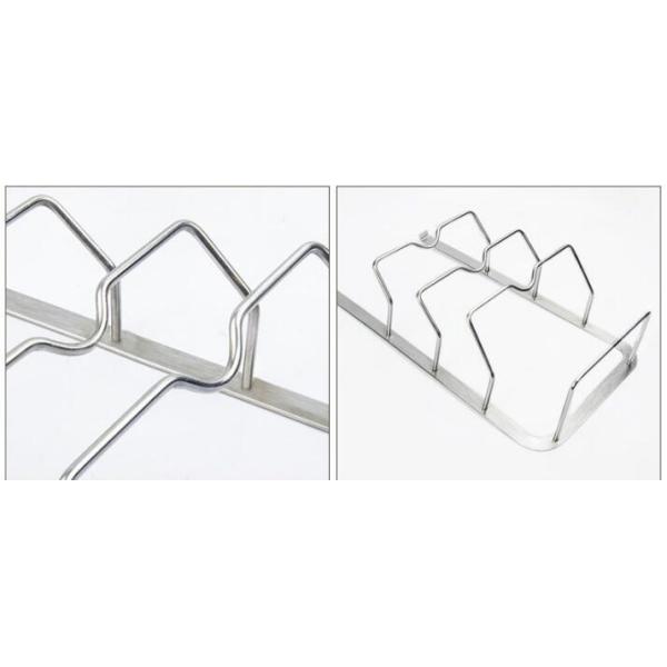 Install Without Hole Punch Kitchen Pull Basket / Stainless Steel Kitchen Lid Rack