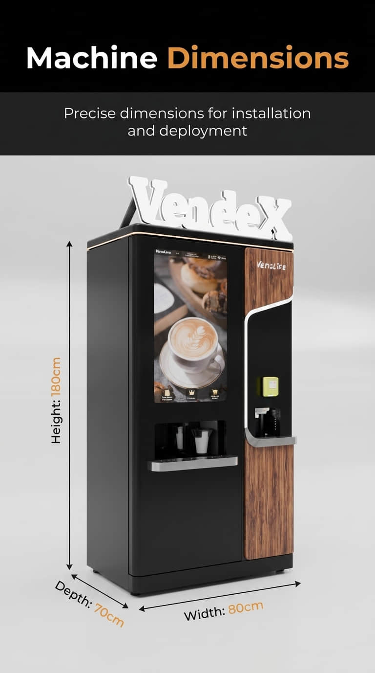 Commercial Self-Service Beverage Vending Machine for Fresh Drinks | Intelligent Coffee & Juice Retail Equipment Manufacturer