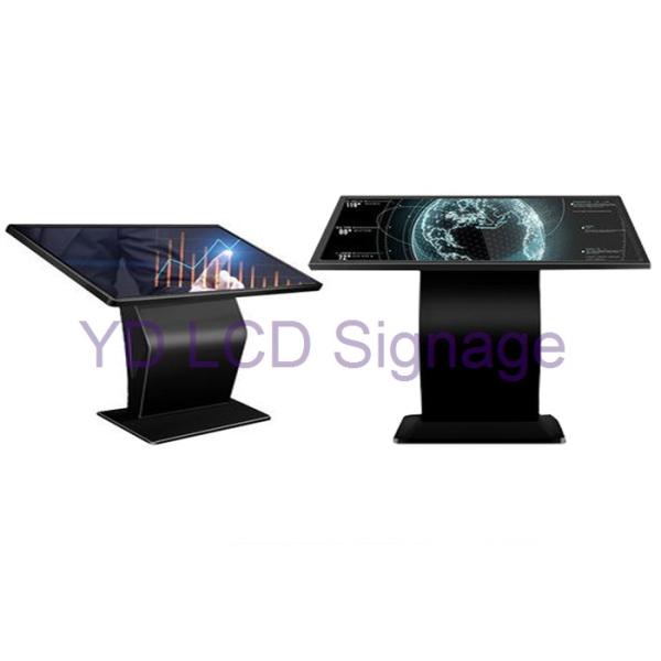 Interactive LCD Touch Screen Information Kiosk Floor Standing Installation