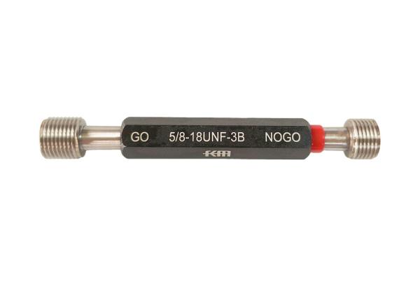 Outil de mesure Go et Nogo de 5/8-18 UNF 3B avec certificat de calibrage