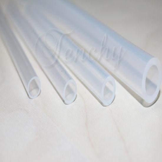 Tubulação 100% pura segura 0.5-100mm OD da borracha de silicone para o fio bonde