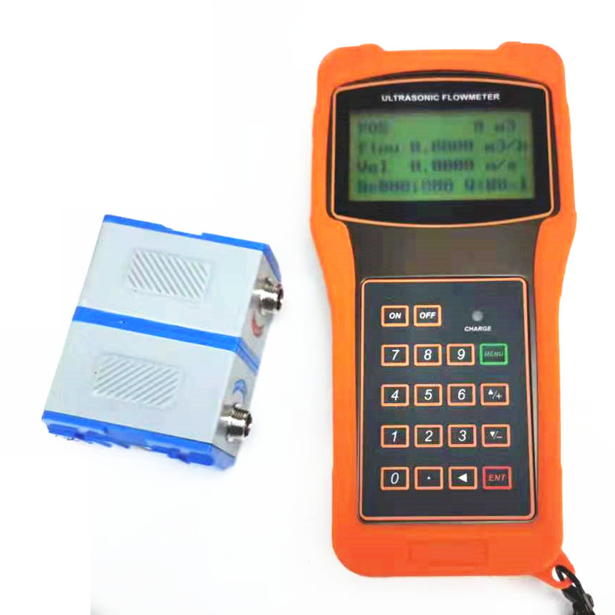 Handheld ультразвуковой датчик 4-20mA счетчика- расходомера измерителя прокачки RS485 Ultrasone воды