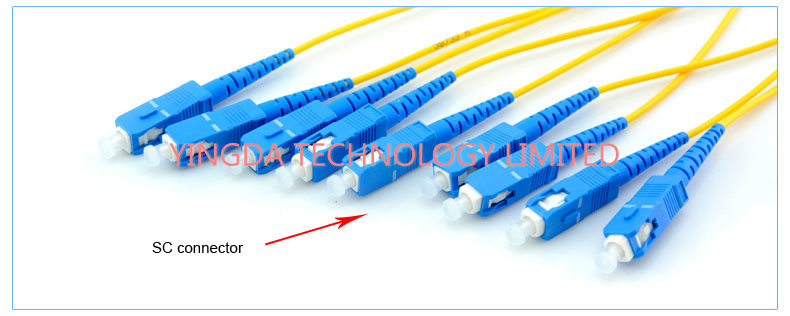 GPON Single Mode Fiber Optic PLC Splitter 1x 8, PLC Splitter Module SC 1.5M Модуль разделения PLC на оптические волокна