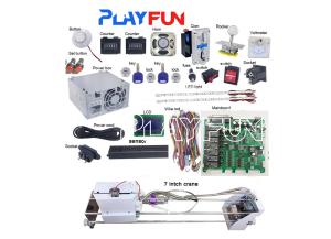 Kit de máquina de guindaste de bricolage bonecas de pelúcia kit completo de