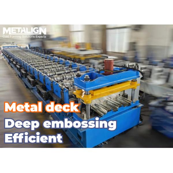 Máquina de formación de rodillos de cubierta de metal de alta resistencia para