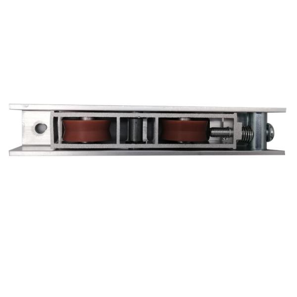 130mm Aluminum Housing Sliding Door Bottom Rollers Heavy Duty ODM