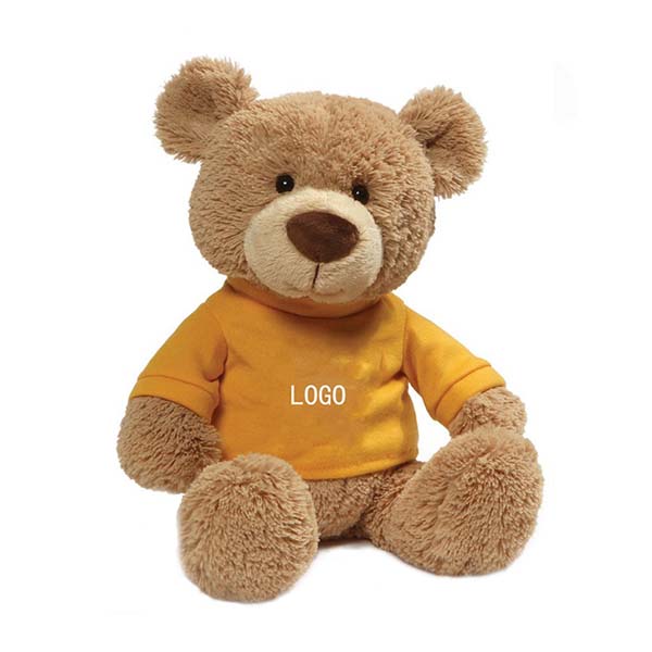 Материалы плюшевых мишек плюша ISO9001 25CM Washable наградные с желтыми одеждами