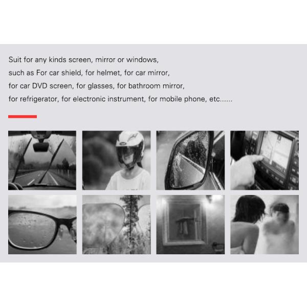 NEW MARKET UV protection anti rain anti oil anti water dust remover safety car ant fog mirror film