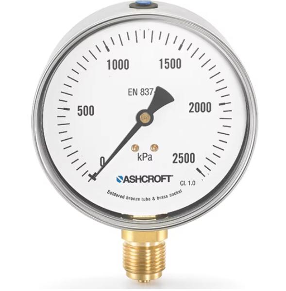 Stainless Steel Analog Pressure Gauge Device IP65 4-20mA Output For Industrial Applications