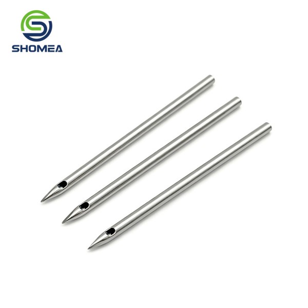 Customized SS 304 Pencil Point Needle With Side Hole