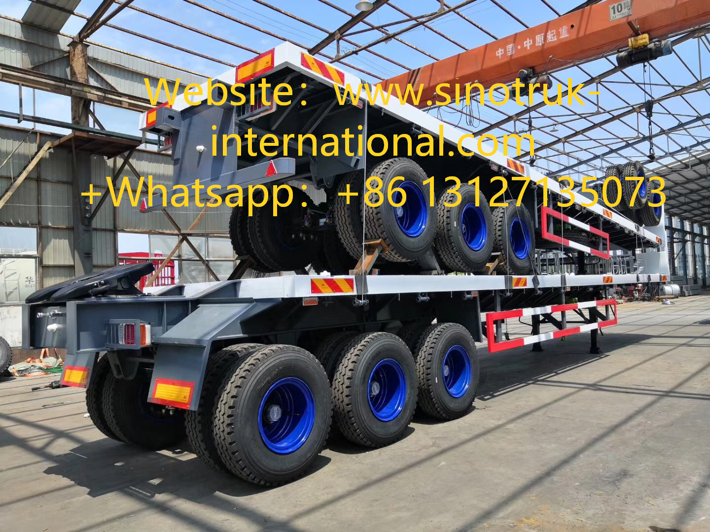 FUWA Axle 3-Axle Flatbed Trailer: Superior Advantages for 40ft Container Transport