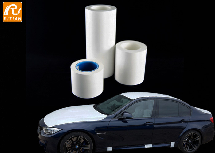 Automotive Protective Film white protective film designed to shield automotive paint from stone chips scratches and dirt