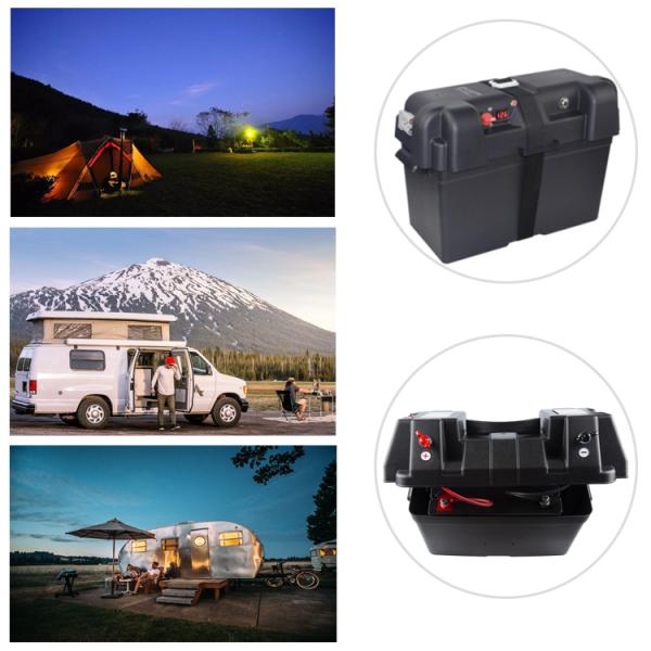 Батарейный шкаф хранения морской шлюпки автомобиля PP солнечный поручая на открытом воздухе располагаясь лагерем со светом СИД