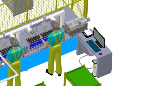 Industrial Energy Storage 18650 Lithium Battery Assembly Machines with Cooling System