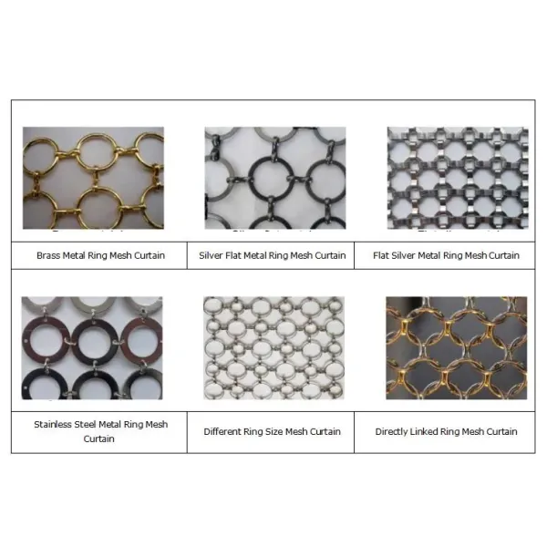 Square Hole Crimped Decorative Woven Wire Mesh For Cabinets