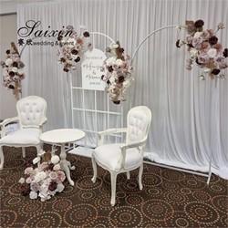 Decoração de aniversário pano de fundo com flores materiais de festa quadro mobiliário de salão de estar 120cm