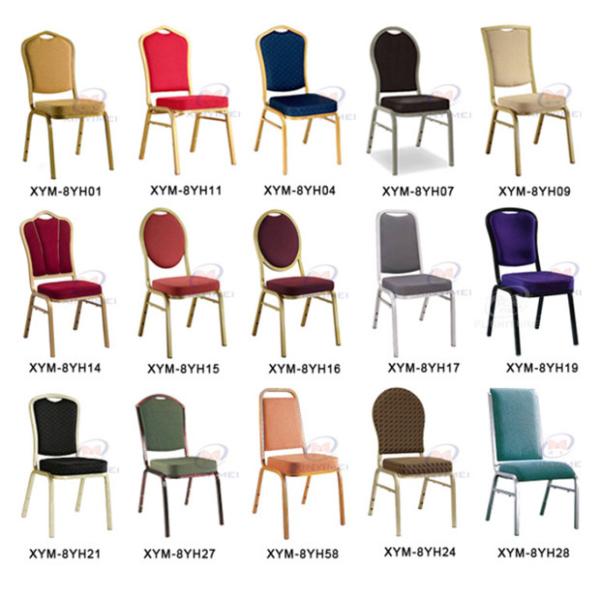Wave Back Upholstered Hotel Banquet Chair For Ballroom Hall