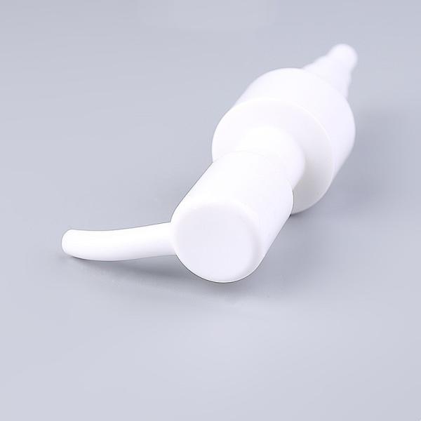 White Clip Lock Lotion Dispenser Pump 24 / 410 Plastic Shampoo Screw Remover For Bottles