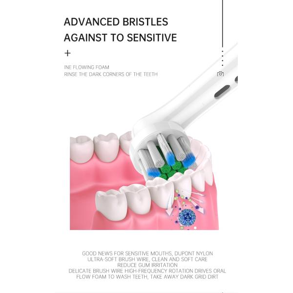 OBM 4pcs Brosses à dents électriques compatibles